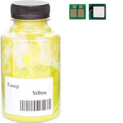 Тонер Canon 054 MF641/643/645, LBP-621/623, 45г 1.2K Yellow +chip AHK (3203612)