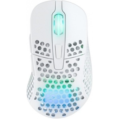 Миша Xtrfy M4, WL/USB-A, RGB, Білий
