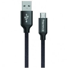 Дата кабель USB 2.0 AM to Micro 5P 1.0m black ColorWay (CW-CBUM002-BK) Дата кабель USB 2.0 AM to Micro 5P 1.0m black ColorWay (CW-CBUM002-BK)