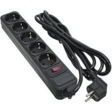 Мережевий фільтр живлення PATRON 3.0 m3*1mm2 (SP-1053) 5 розеток BLACK (EXT-PN-SP-1053) Мережевий фільтр живлення PATRON 3.0 m3*1mm2 (SP-1053) 5 розеток BLACK (EXT-PN-SP-1053)
