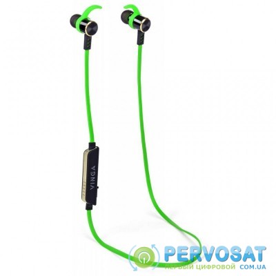 Наушники Vinga EBT050 Bluetooth Green (EBT050GR)