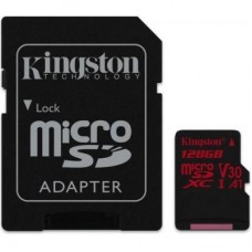 Карта пам'яті Kingston 128GB microSDXC class 10 UHS-I U3 (SDCR/128GB) Карта пам'яті Kingston 128GB microSDXC class 10 UHS-I U3 (SDCR/128GB)