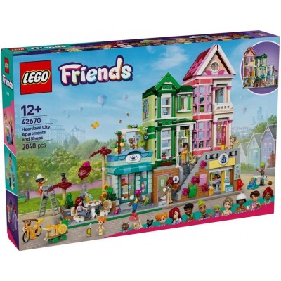 Конструктор LEGO Friends Хартлейк-Сіті. Квартири і крамниці