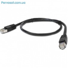 Патч-корд Cablexpert 0.5м (PP22-0.5M/BK) Патч-корд Cablexpert 0.5м (PP22-0.5M/BK)