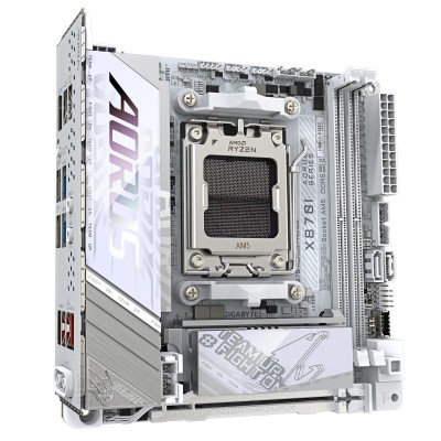 Материнська плата GIGABYTE X870I AORUS PRO ICE sAM5 X870I AORUS PRO ICE 2xDDR5 M.2 Wi-Fi BT HDMI Type-C ATX