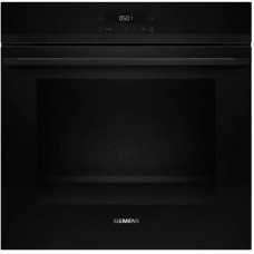 Духова шафа Siemens електрична, 76л, A, дисплей, конвекція, телескопічні направляючі, soft closing, чорний