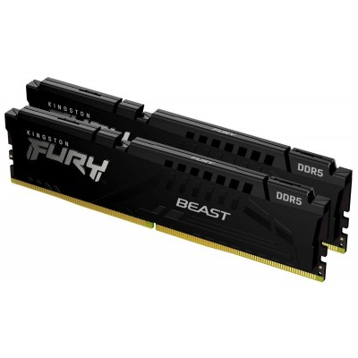 Пам'ять ПК Kingston DDR5 64GB KIT (32GBx2) 5600 FURY Beast