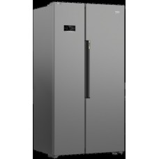 Холодильник Beko SBS, 179x91x71, xолод.відд.-368л, мороз.відд.-190л, 2дв., E, NF, дисплей, нерж