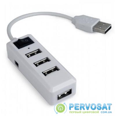 Концентратор 4 port USB 2.0 GEMBIRD (UHB-U2P4-21)