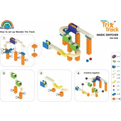 Wonderworld Конструктор Trix Track Магический Переключатель