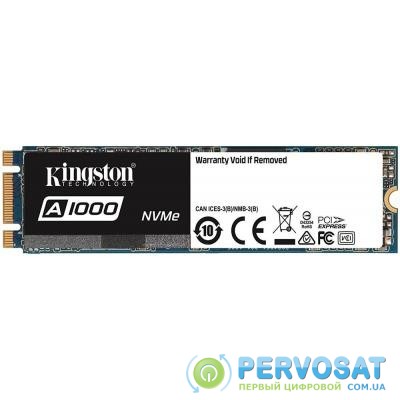 Накопитель SSD M.2 480GB Kingston (SA1000M8/480G)