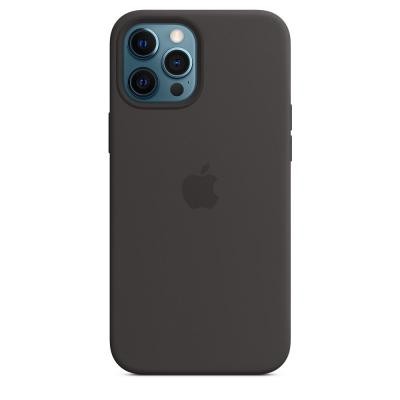 Чехол для моб. телефона Apple iPhone 12 Pro Max Silicone Case with MagSafe - Black (MHLG3ZE/A)