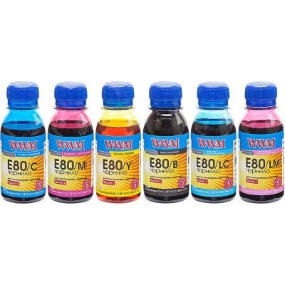 Чернила WWM EPSON L800 B/Y/M/LM/LC 6х100г (E80SET-2)