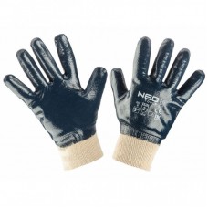 Захисні рукавички Neo Tools робочі, бавовна з повним нітриловим покриттям, р. 9 (97-630-9) Захисні рукавички Neo Tools робочі, бавовна з повним нітриловим покриттям, р. 9 (97-630-9)