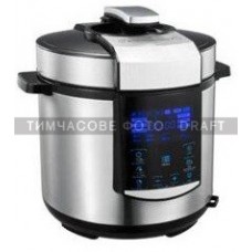 Мультиварка-скороварка Ardesto, 900Вт, чаша-5л, електронне керув., книга рецептів, метал/пластик, сірий