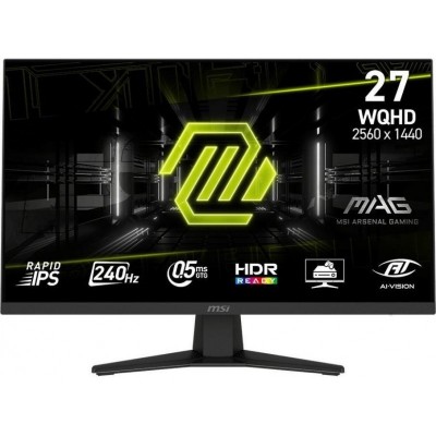 Монітор MSI 27" MAG 274QF-X24 2xHDMI, DP, Audio, IPS, 2560x1440, 240Hz, 0.5ms, sRGB 130%, FreeSync, HDR400