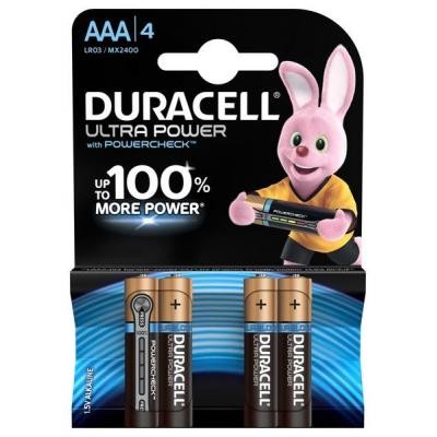 Батарейка Duracell Ultra AAA LR03 * 4 (5004806)