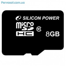 Карта пам'яті Silicon Power 8Gb microSDHC class 10 (SP008GBSTH010V10) Карта пам'яті Silicon Power 8Gb microSDHC class 10 (SP008GBSTH010V10)