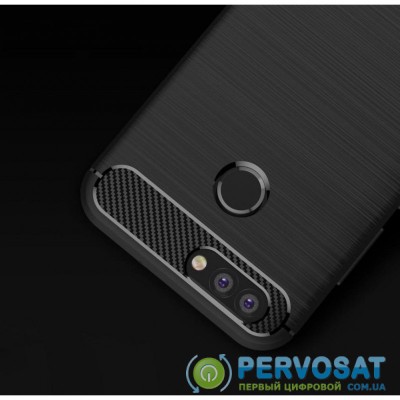 Чехол для моб. телефона для Huawei Nova 2 Carbon Fiber (Black) Laudtec (LT-HN2B)