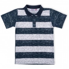 Футболка дитяча Haknur поло в смужку (6617-122B-blue) Футболка дитяча Haknur поло в смужку (6617-122B-blue)