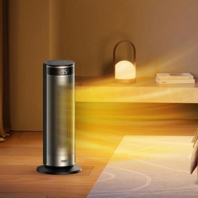 Тепловентилятор Dreo, 25м2, 2000Вт, електр. упр-ння, керамич.нагрів.елемент, пульт ДУ, 4 швидк, срібний Тепловентилятор Dreo, 25м2, 2000Вт, електр. упр-ння, керамич.нагрів.елемент, пульт ДУ, 4 швидк, срібний