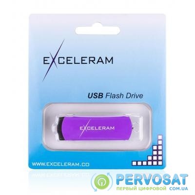USB флеш накопитель eXceleram 16GB P2 Series Grape/Black USB 2.0 (EXP2U2GPB16)