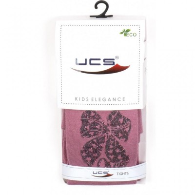 Колготки UCS SOCKS з бантом (M0C0301-2158-9G-pink)