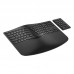 Клавіатура мембранна HP 960 BLK Ergonomic split-zone, 112key, BT, EN/UK, чорний