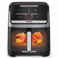 Мультипіч Tefal Easy Fry Silence XXL Smart Vision, 1800Вт, чаша-7л, сенсорне керув., 55 програм, з віконцем, пластик, нерж. сталь-чорний