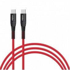 Дата кабель USB Type-C to Type-C 18W 1,2m CBRNYTT1 red Intaleo (1283126504112) Дата кабель USB Type-C to Type-C 18W 1,2m CBRNYTT1 red Intaleo (1283126504112)