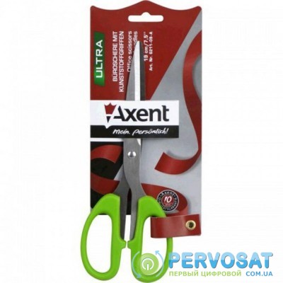 Ножницы Axent Ultra, 19 см, light green (6211-09-А)