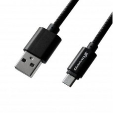 Дата кабель USB 2.0 AM to Micro 5P 1.0m Black/Black Grand-X (FM01BB) Дата кабель USB 2.0 AM to Micro 5P 1.0m Black/Black Grand-X (FM01BB)