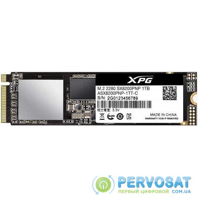 Накопитель SSD M.2 2280 1TB ADATA (ASX8200PNP-1TT-C)
