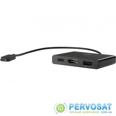 Концентратор HP USB-C to USB3.0/HDMI/Type-C (1BG94AA)