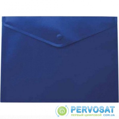 Папка - конверт BUROMAX А4, with a button, blue (BM.3925-02)