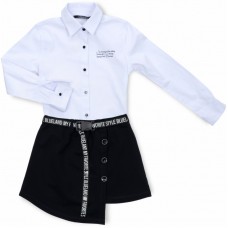 Кофта Blueland туніка зі спідницею (2825-128G-white) Кофта Blueland туніка зі спідницею (2825-128G-white)