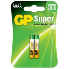 Батарейка GP AAAA LR61 Super Alcaline * 2 (GP25A-2U2) Батарейка GP AAAA LR61 Super Alcaline * 2 (GP25A-2U2)