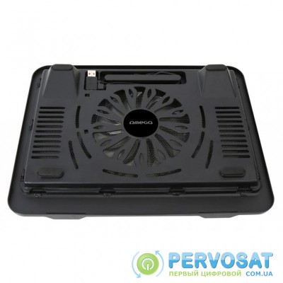 Подставка для ноутбука OMEGA Laptop Cooler pad "WIND" 14cm fan black (OMNCPWB)