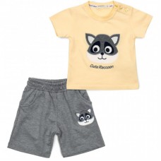 Набір дитячого одягу Breeze з єнотом (15775-74B-yellow) Набір дитячого одягу Breeze з єнотом (15775-74B-yellow)