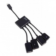 Концентратор Lapara LA-MicroUSB-OTG-HUB black Концентратор Lapara LA-MicroUSB-OTG-HUB black