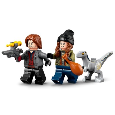 Конструктор LEGO Jurassic World Блу та впіймання бета-велоцираптора