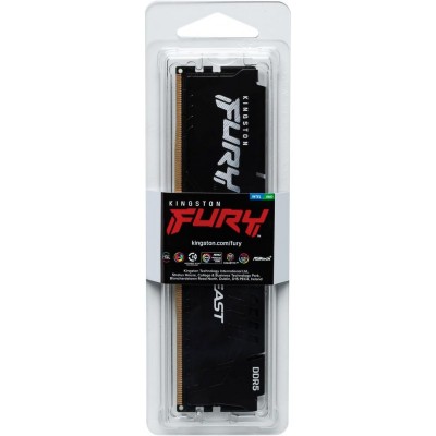 Пам'ять ПК Kingston DDR5 16GB 6000 FURY Beast Black XMP