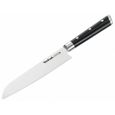 Набір ножів Tefal Ice Force, 2шт, нержавіюча сталь, пластик, чорний