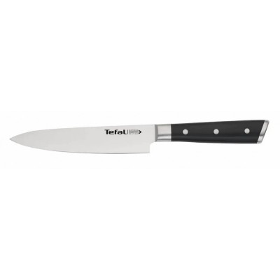 Набір ножів Tefal Ice Force, 2шт, нержавіюча сталь, пластик, чорний