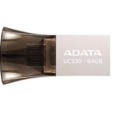 USB флеш накопитель A-DATA 64GB UC330 Black USB 2.0 OTG (AUC330-64G-RBK)