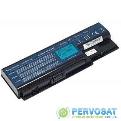 Аккумулятор для ноутбука ACER Aspire 5230 (AS07B41, AR5923LH) 14.8V 5200mAh PowerPlant (NB00000065)
