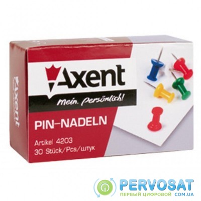 Кнопки Axent push pins, 30 шт. (4203-А)