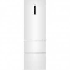 Холодильник Haier багатодверний, 190.5x59.5х67.5, холод.відд.-233л, мороз.відд.-97л, 3дв., А++, NF, інв., дисплей, зона нульова, білий