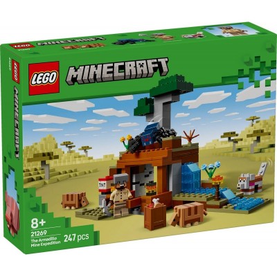 Конструктор LEGO Minecraft Шахтна експедиція «Броненосець»