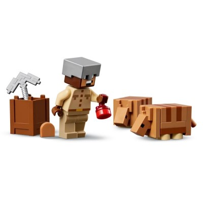 Конструктор LEGO Minecraft Шахтна експедиція «Броненосець»